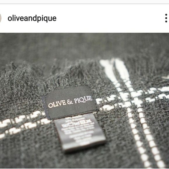 Charcoal Blanket Scarf - Picture 2 of 3